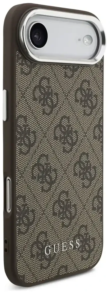 Dėklas Guess 4G Classic Logo MagSafe skirtas Apple iPhone Air rudos spalvos