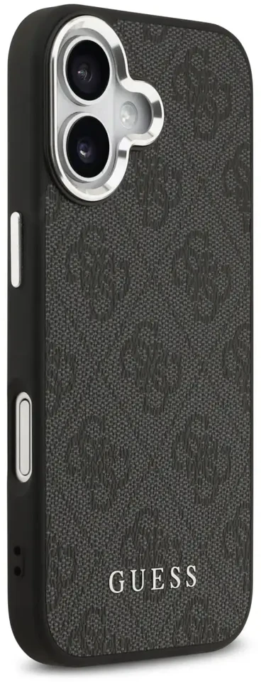 Guess 4G MagSafe dėklas skirtas Apple iPhone 17 juodos spalvos
