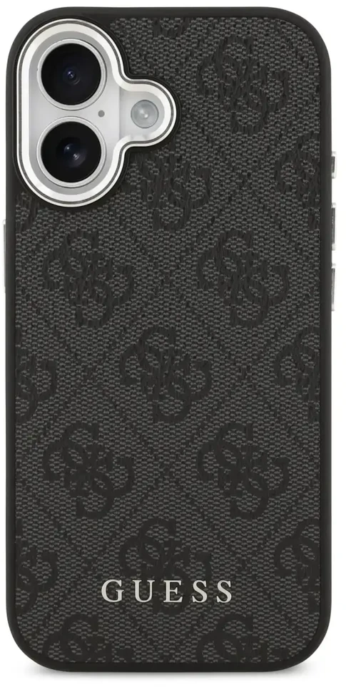 Guess 4G MagSafe dėklas skirtas Apple iPhone 17 juodos spalvos