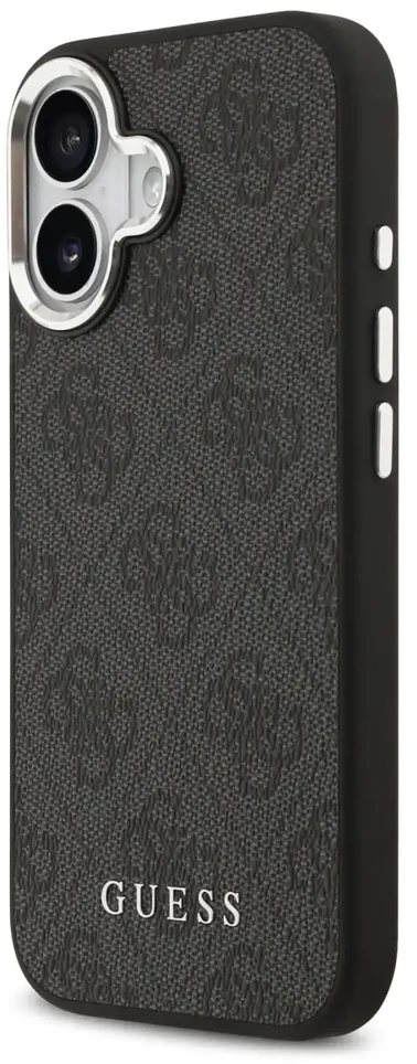 Guess 4G MagSafe dėklas skirtas Apple iPhone 17 juodos spalvos