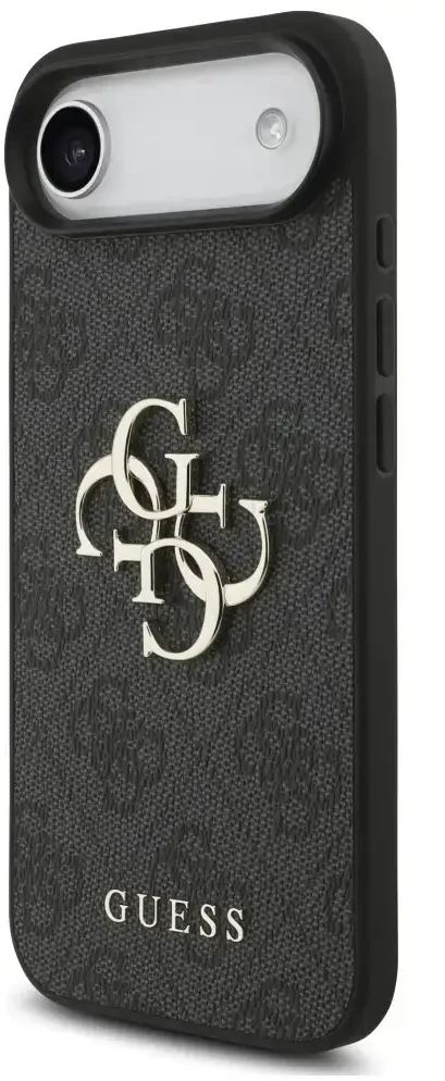 Guess 4G Strap 4G Classic Logo dėklas skirtas Apple iPhone Air juodos spalvos