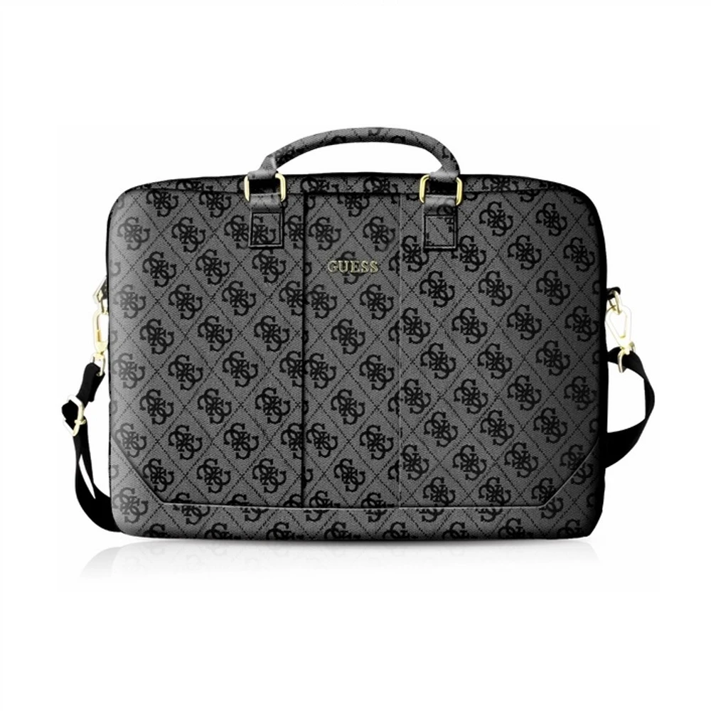 Guess 4G UpTown krepšys kompiuteriui 15” pilkos spalvos
