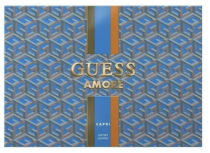 Kvepalų rinkinys moterims Guess Amore Capri (EDT 100 ml + EDT 7,5 ml + kosmetinė)