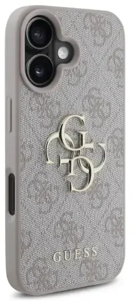 Guess dėklas iPhone 16 6,1" GUHCP16S4GMGPI 4G didelis logotipas rožinis