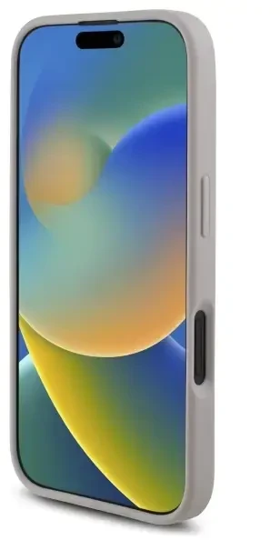 Guess dėklas iPhone 16 6,1" GUHCP16S4GMGPI 4G didelis logotipas rožinis