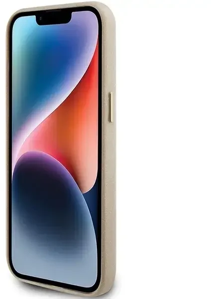 Dėklas GUESS GUHCP15XPGMCSD IPHONE 15 PRO MAX 6.7 "ZLOTY/LIGHT GOLD HARDCASE GLITTER GLOSSY SCRIPT