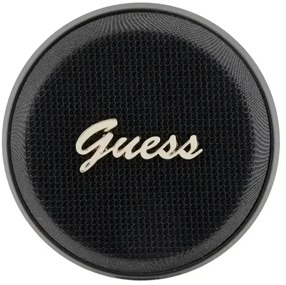 Guess Magnetic Script Metal Logo - Bluetooth garsiakalbis V5.3 juodas