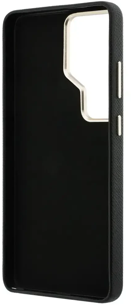 Dėklas Guess PU 4G Resin Metal Logo phone case for Samsung Galaxy S26 Ultra (S948) juodas