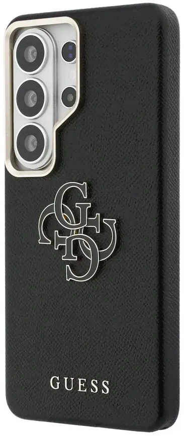 Dėklas Guess PU 4G Resin Metal Logo phone case for Samsung Galaxy S26 Ultra (S948) juodas