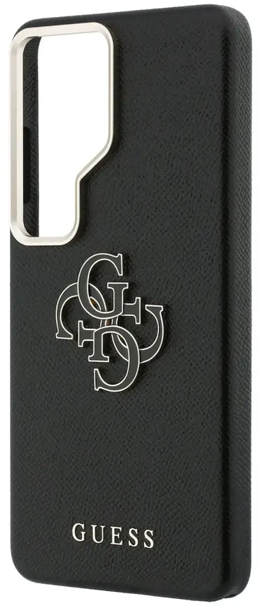 Dėklas Guess PU 4G Resin Metal Logo phone case for Samsung Galaxy S26 Ultra (S948) juodas