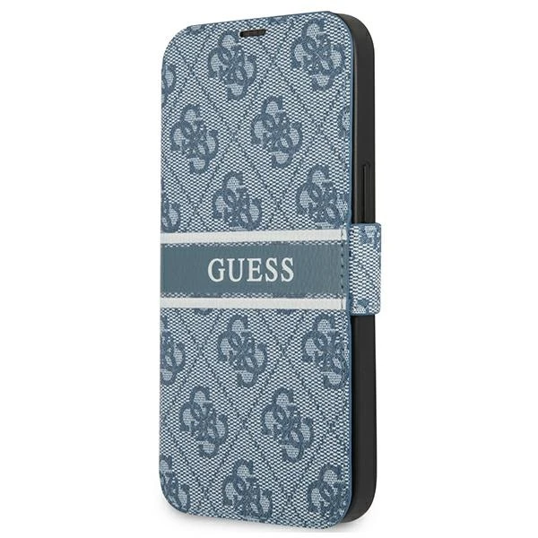 Guess Telefono dėklas iPhone 13 Pro Max, mėlynas