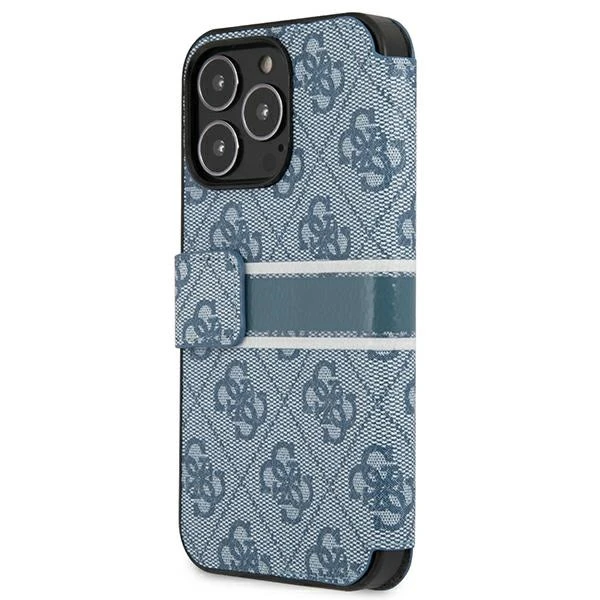 Guess Telefono dėklas iPhone 13 Pro Max, mėlynas