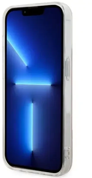 Guess GUHMP14LH4STP 4G telefono dėklas su MagSafe palaikymu, skirtas iPhone 14 Pro, rožinis
