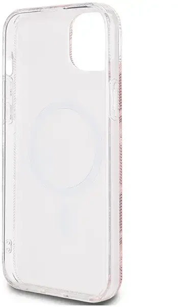 „Guess“ GUHMP15MHGCUSTGP „iPhone 15 Plus“ | „14 Plus“ 6,7 colio rausvas | rožinis kietas dėklas IML GCube MagSafe