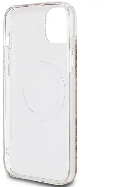 Dėklas GUESS GUHMP15MHGCUSTGW IPHONE 15 PLUS / 14 PLUS 6.7 "BROWN / BROWN HARDCASE IML GCUBE MAGSAFE