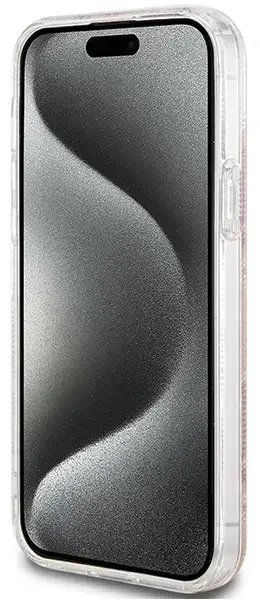 Dėklas GUESS GUHMP15MHGCUSTGW IPHONE 15 PLUS / 14 PLUS 6.7 "BROWN / BROWN HARDCASE IML GCUBE MAGSAFE