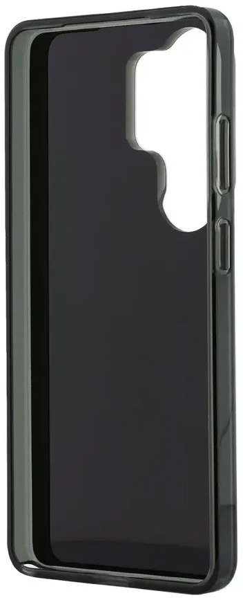 Guess IML 4G Script Metal Logo telefono dėklas, skirtas Samsung Galaxy S26 Ultra (S948) juodas