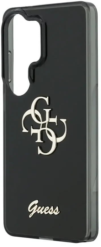 Guess IML 4G Script Metal Logo telefono dėklas, skirtas Samsung Galaxy S26 Ultra (S948) juodas