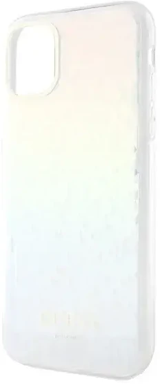Guess GUHCN61HDECMI Apple iPhone 11 / Xr 6.1″ kietas dėklas IML Faceted Mirror Disco Iridescent