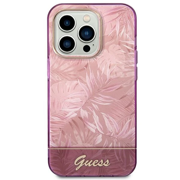Dėklas Guess PC / TPU Jungle iPhone 14 Pro
