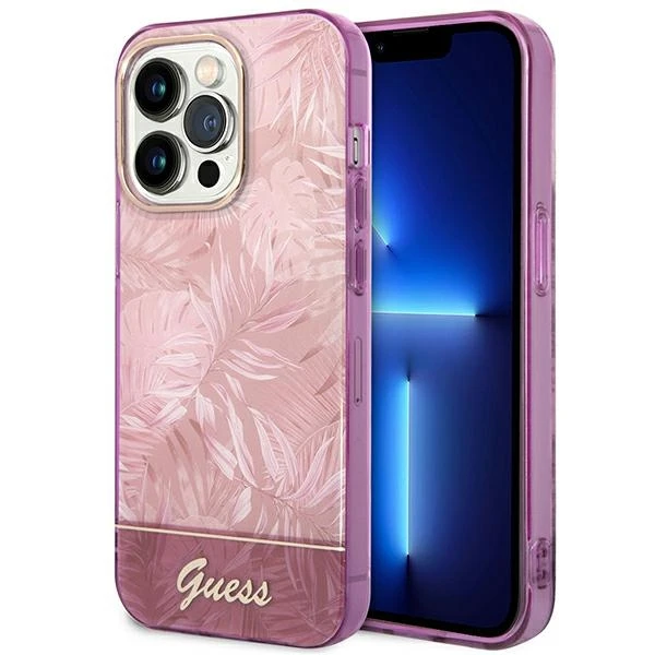 Dėklas Guess PC / TPU Jungle iPhone 14 Pro