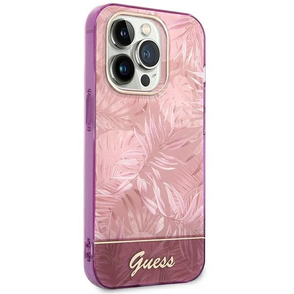 Dėklas Guess PC / TPU Jungle iPhone 14 Pro