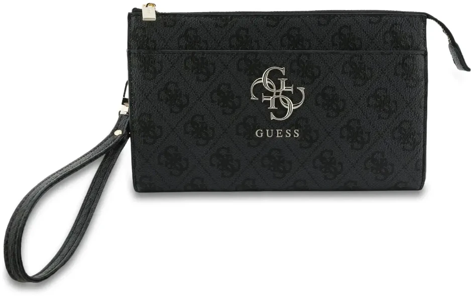 Guess PU 4G Metal Logo Phone Bag juodos spalvos