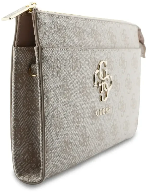 Guess PU 4G Metal Logo Phone Bag rožinės spalvos