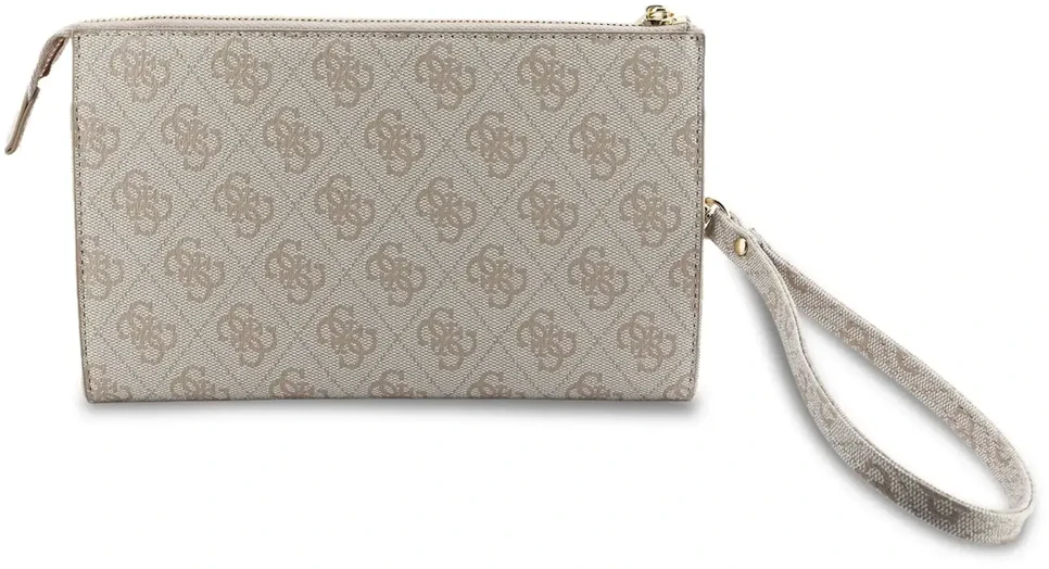 Guess PU 4G Metal Logo Phone Bag rožinės spalvos