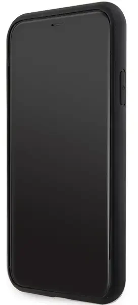 Guess PU G Cube telefono dėklas su MagSafe palaikymu, skirtas iPhone 11, juodas