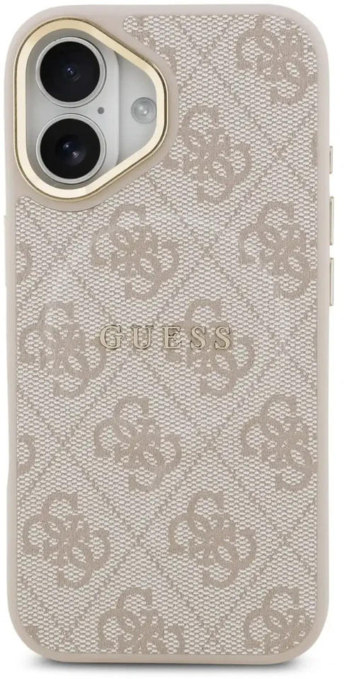 GUESS dėklas, skirtas IPHONE 17, suderinamas su MagSafe GUHMP17SP4MSEGCP (PU 4G W/ Classic), rožinis