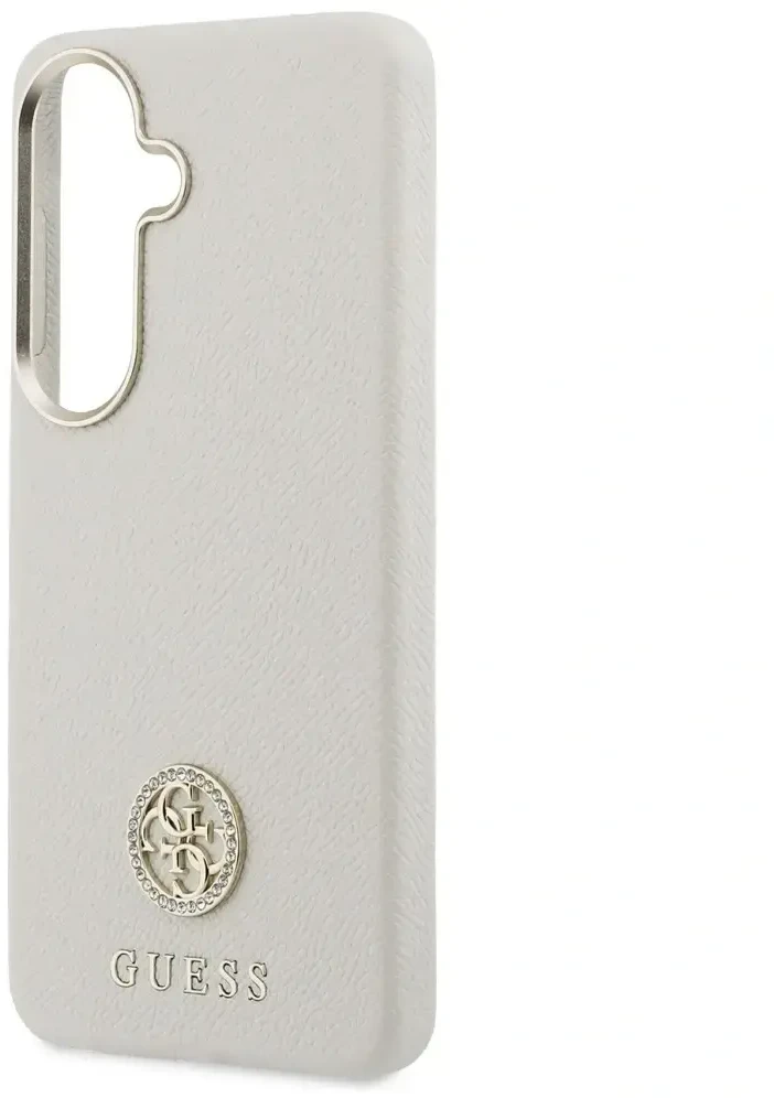 Telefono dėklas MagSafe suderinamas smėlio spalvos Guess