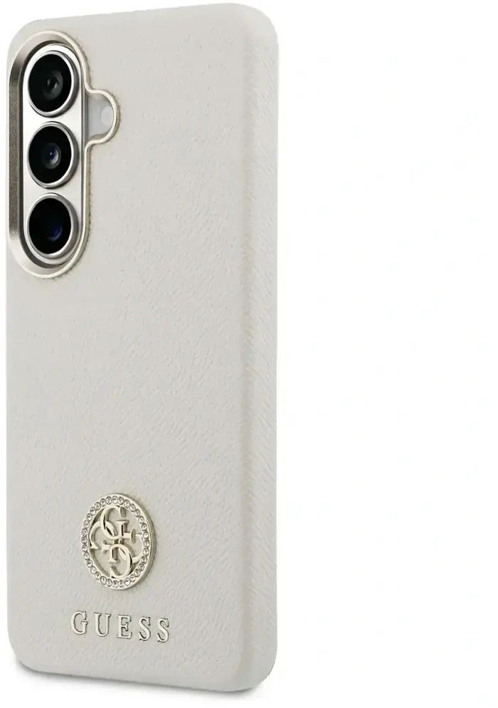 Telefono dėklas MagSafe suderinamas smėlio spalvos Guess