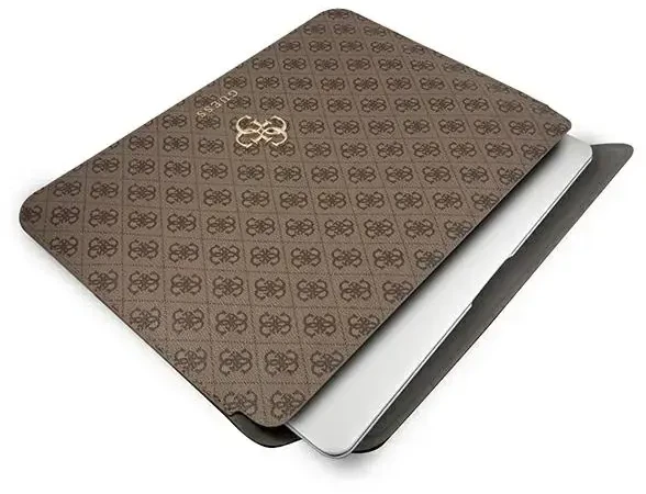 Guess PU 4G Metal Logo hnědá