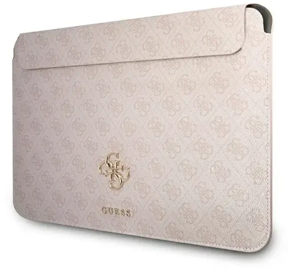 Guess PU 4G Metal Logo Computer Sleeve 13" Rožinė