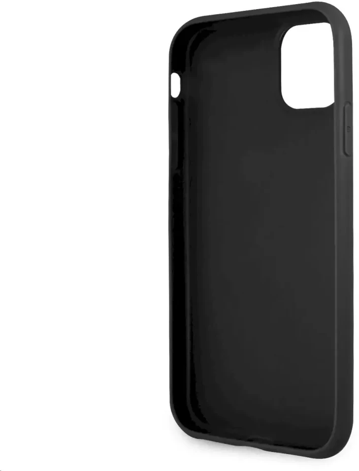 „Guess“ – „Guess“ PU 4G metalinis dėklas su logotipu, skirtas iPhone 11, pilkas