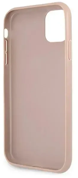 Dėklas GUHCN614GMGPI Guess iPhone 11 6.1| Xr Didelis metalinis logotipas rožinis