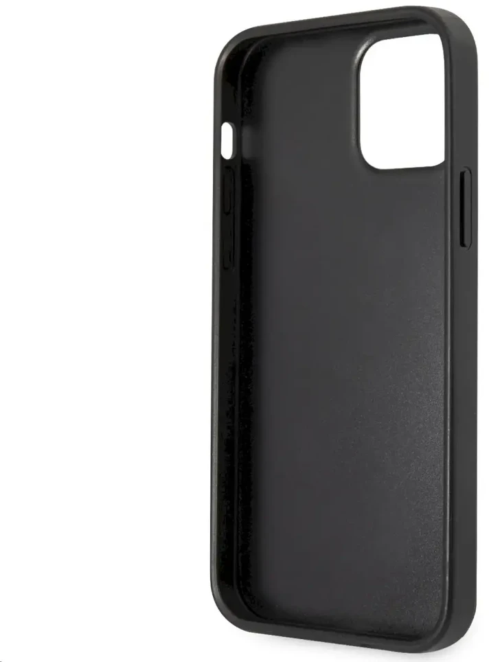 „Guess“ metalinis dėklas „Apple iPhone 12 Pro Max“ su logotipu, pilkas