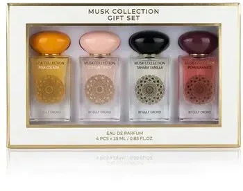 Gulf Orchid Musk Collection Velvet Edition Gift Set EDP 4 x 25 ml (unisex)