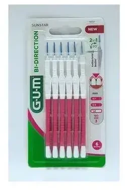 GUM Dviejų krypčių šepetėlis 1,2 mm