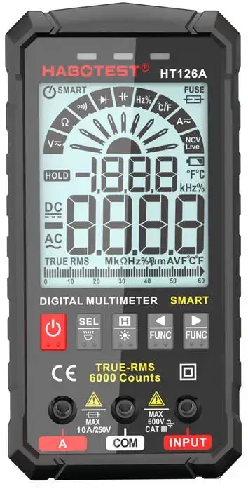 Habotest HT126A Skaitmeninis universalus multimetras