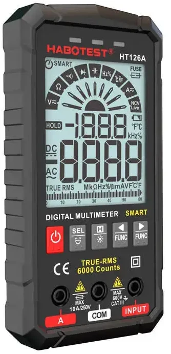 Habotest HT126A Skaitmeninis universalus multimetras