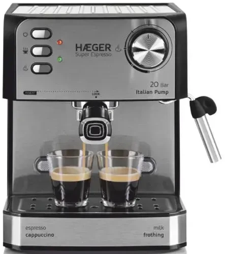 Kavos aparatas Haeger CM-85B.011A Super Espresso* Espresso Aparatas 1.6L 850W 20bar