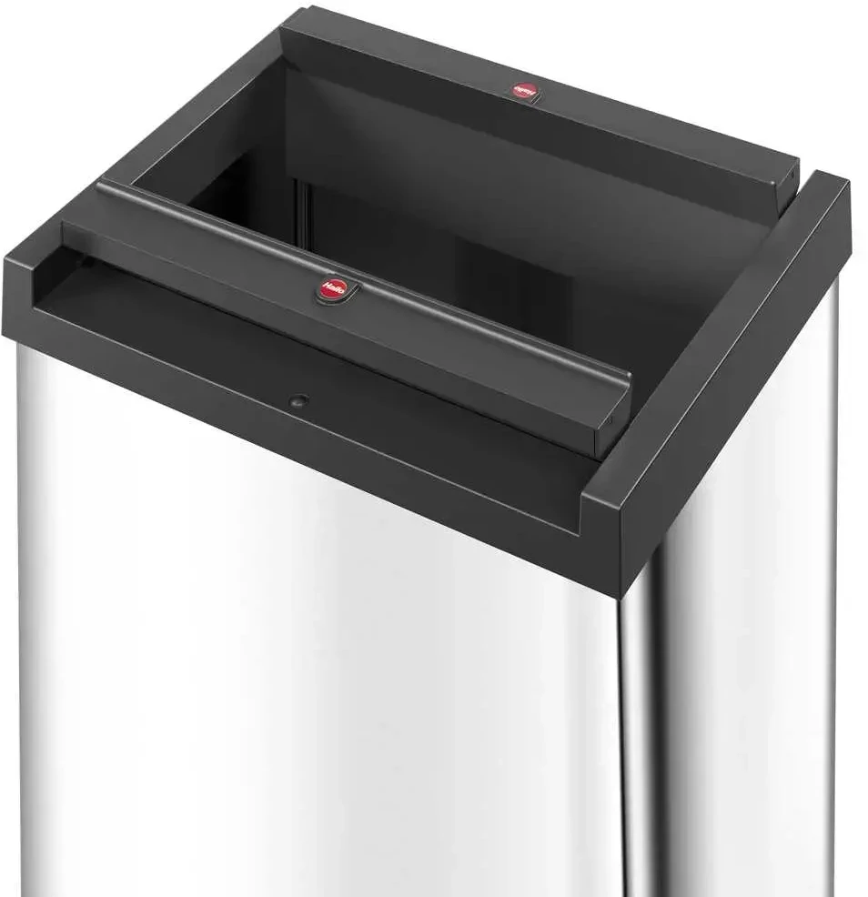 Hailo Šiukšliadėžė Big-Box Swing, nerūdijantis plienas, 35l, L dydžio