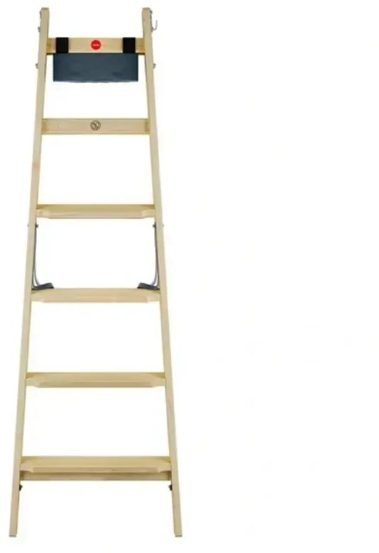Hailo dvipusės kopėčios H77 ComfortLine / medinės / 2x6 laipteliai