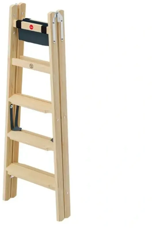 Hailo dvipusės kopėčios H77 ComfortLine / medinės / 2x5 laipteliai