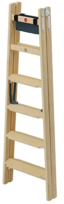 Hailo dvipusės kopėčios H77 ComfortLine / medinės / 2x6 laipteliai