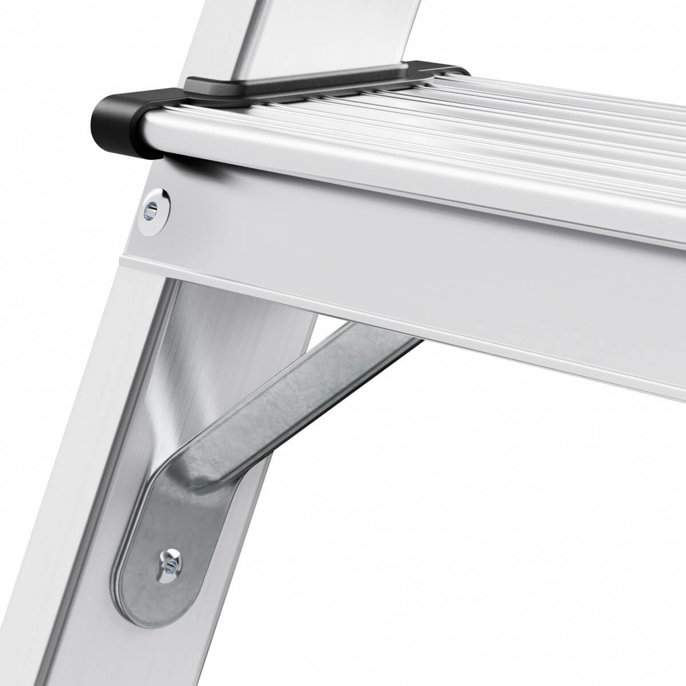 Hailo Dvigubi laiptai D60 StandardLine | aliuminis | 2x5 pakopos