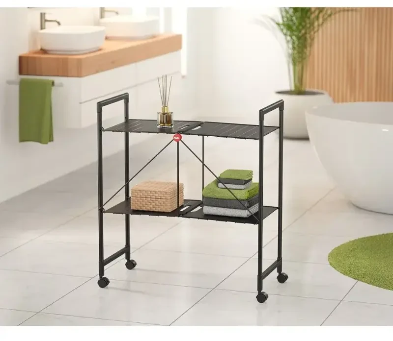 Hailo Folding shelf on wheels Quickboard / juodas