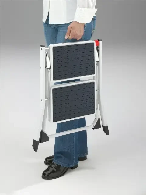 Hailo Hailo Drabinka su dwoma stopniami podest Mini, 45 cm, stal, 4310-001